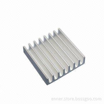 Extruded Aluminum Alloy Heatsink with Anodizing and CNC Machining